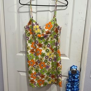 Floral dress from Zara